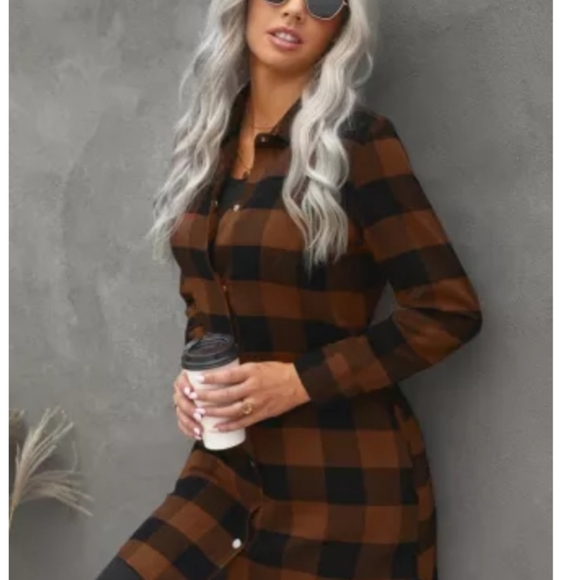 New boutique plaid shacket - Picture 9 of 16